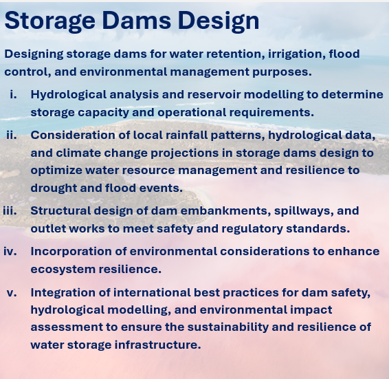 Storage Dam Design