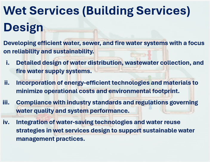 Wet Services Design